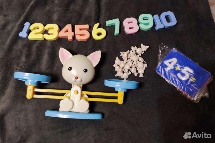 Учëный кот, деревянный вкладыш развивающие игры