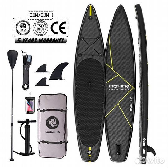 SUP Доска mishimo carbon darkside 10.6’ (325см)