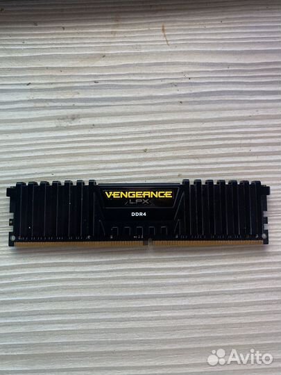 Оперативная память ddr4 8gb corsair vengeance lpx