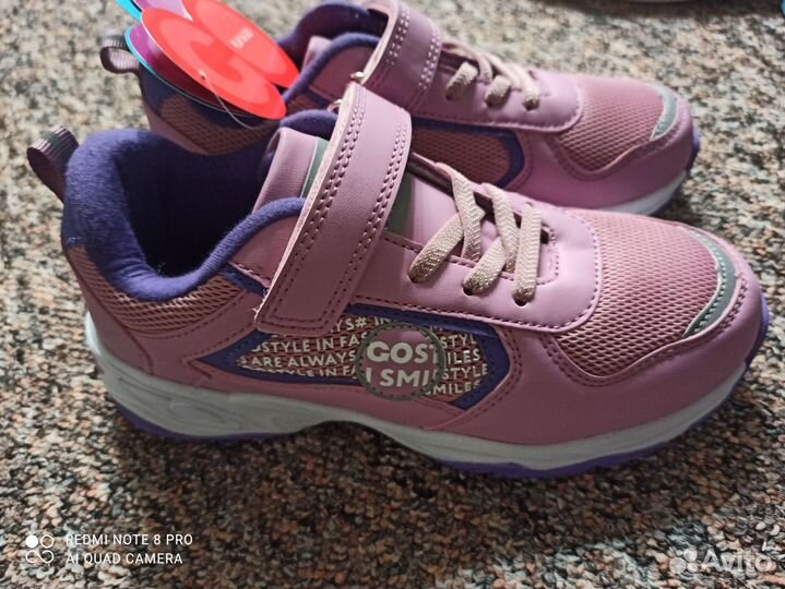 Кроссовки для девочки Indigo kids,размер 34. Новые