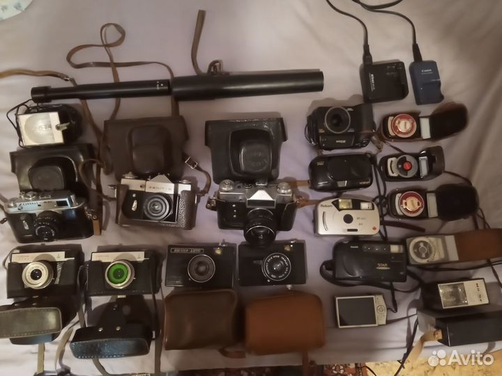 Фотоаппараты СССР и импортные и другое