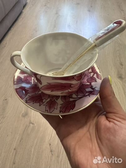 Чашка с блюдцем