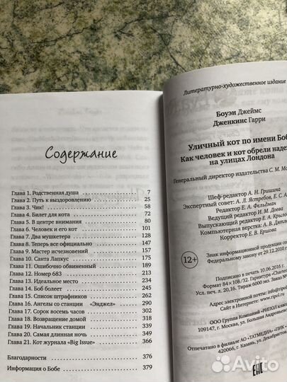 Джеймс Боуэн Уличный кот по имени боб
