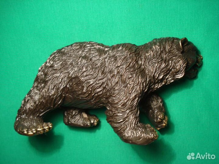 Статуэтка Медведь Миша Мишка Россия Бронза 18см