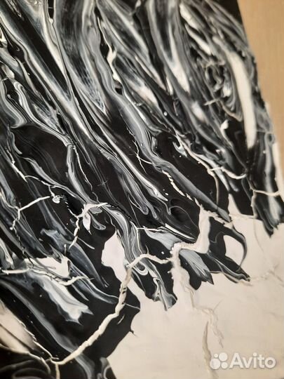 Интерьерная картина текстурная абстракция