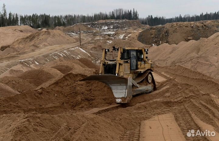 Песок карьерный