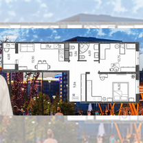 2-к. квартира, 63,5 м², 7/18 эт.