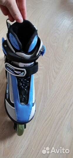 Ролики раздвижные + коньки 2 в 1 р. 33-36