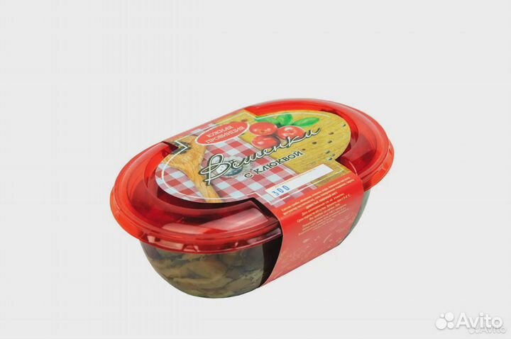 Грибы маринованные вешенки с клюквой