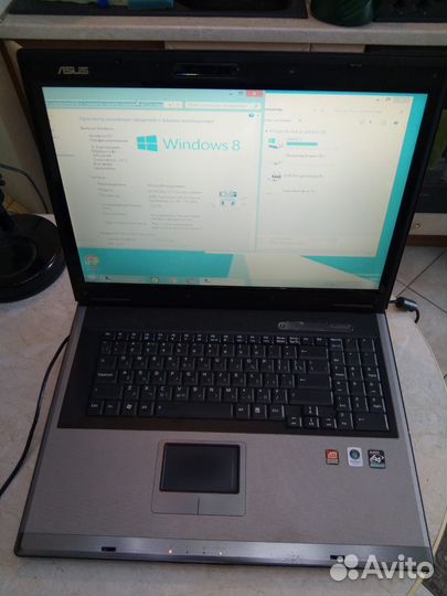 Ноутбуки 17 дюймов asus и toshiba