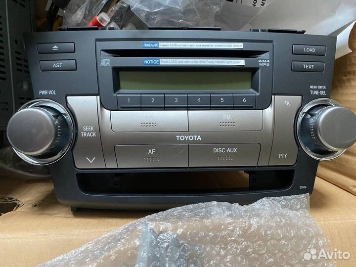 Головное устройство toyota rav4 highlander