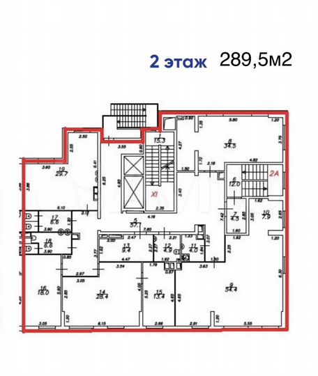 Нежилое помещение на два уровня, 352.5 м²