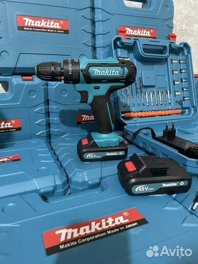 Аккумуляторная дрель шуруповерт makita 21v новые