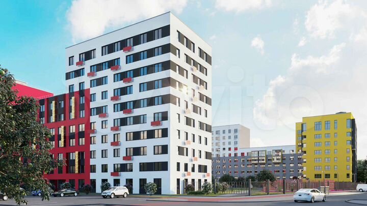 2-к. квартира, 53,8 м², 1/10 эт.