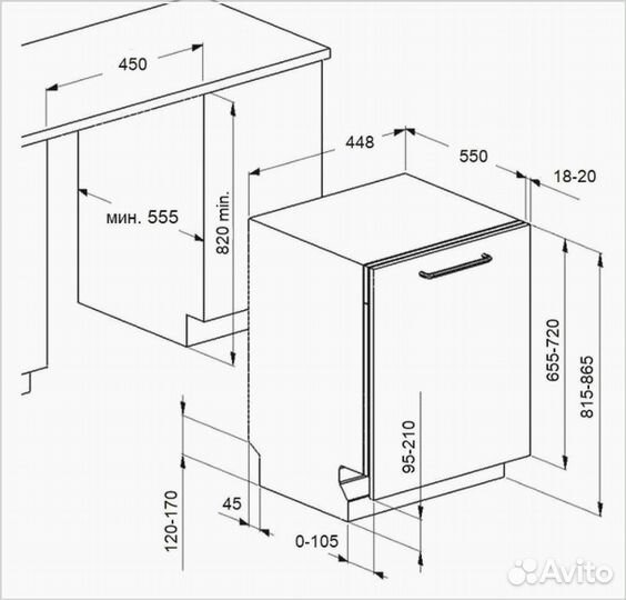Встраиваемая посудомоечная машина Maunfeld MLP