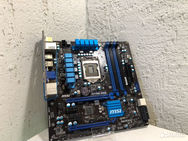 Материнская плата MSI H77MA-G43