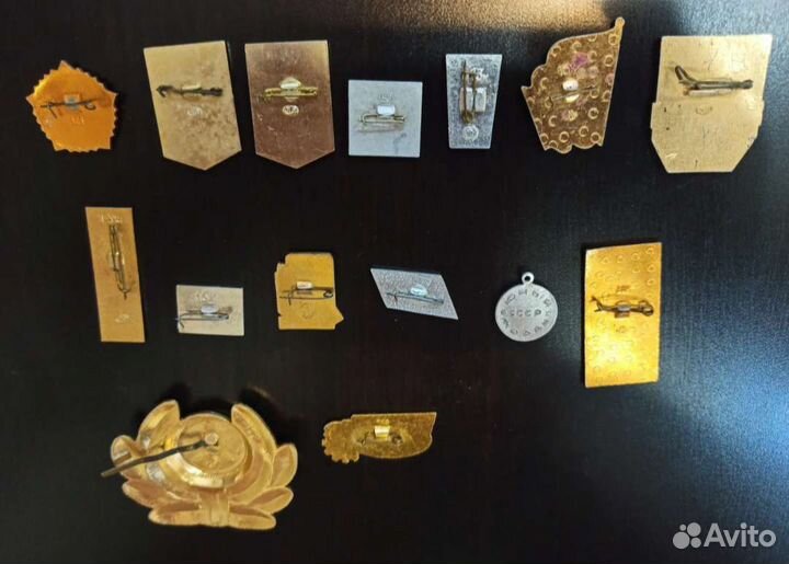 Значки СССР + какарда моряка