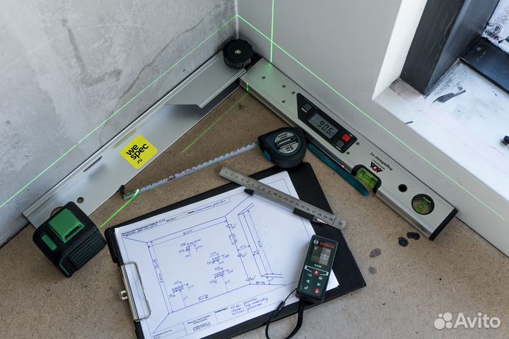 Замер (обмер) помещения под корпусную мебель