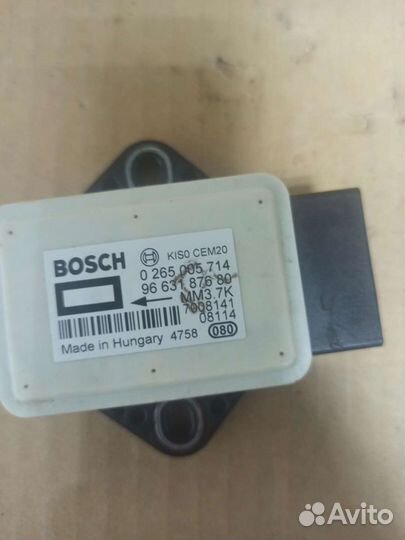 Датчик курсовой устойчивости Ситроен Пежо