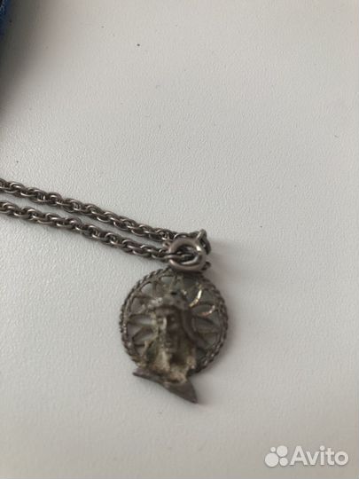 Цепочка и кулон серебро (из Перу)