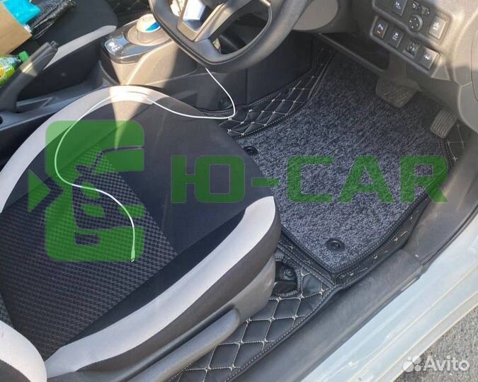 Новые 3d коврики экокожа для Nissan Note E-power