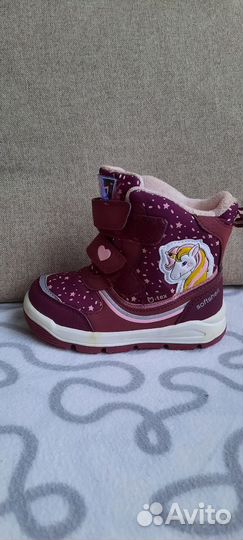 Ботинки зимние для девочки 24 размер котофей