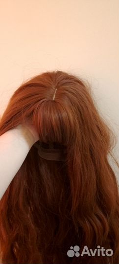 Парик рыжий длинный