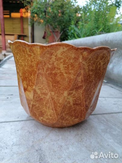 Горшок для цветов керамика большой