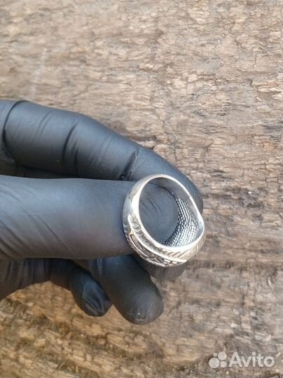 Серебряное кольцо вдв