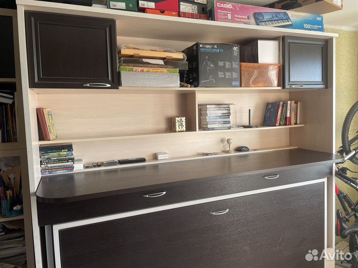 Шкаф-кровать-стол. Мебель трансформер. Мебелионика