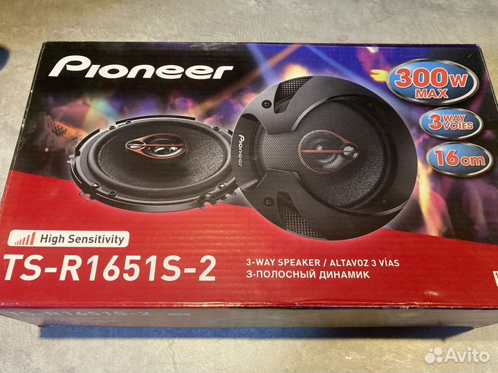 Акустика Pioneer 3х полосная