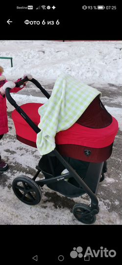 Коляска cubex balios s lux ferrari