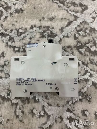 Дифференциальный автомат Legrand DX3 1P N C40 A 30