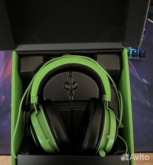 Игровые наушники razer