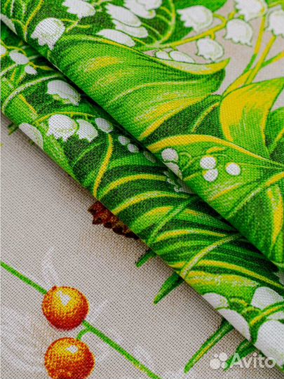 Кухонные полотенца рогожка