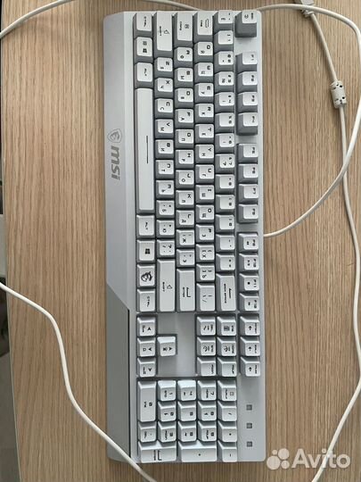 Клавиатура проводная MSI Vigor GK30 White