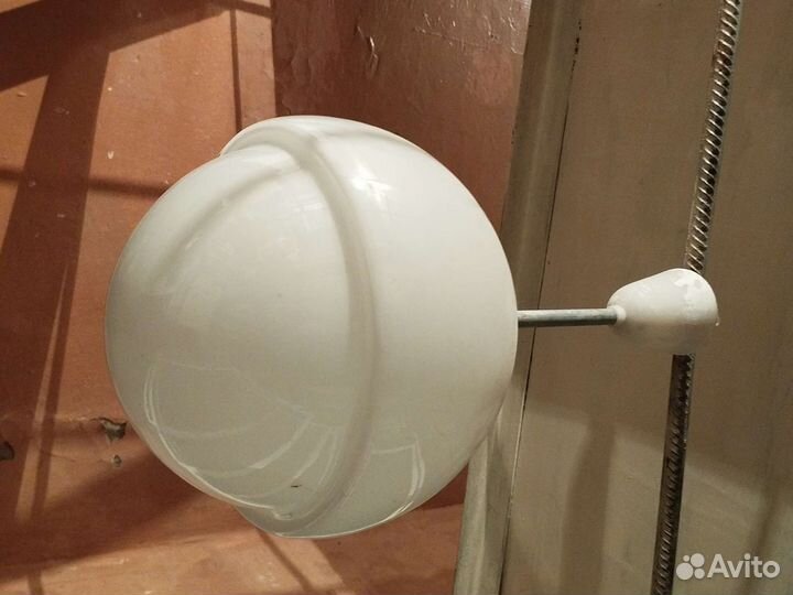 Плафон/люстра, молочное стекло, СССР. 2 шт