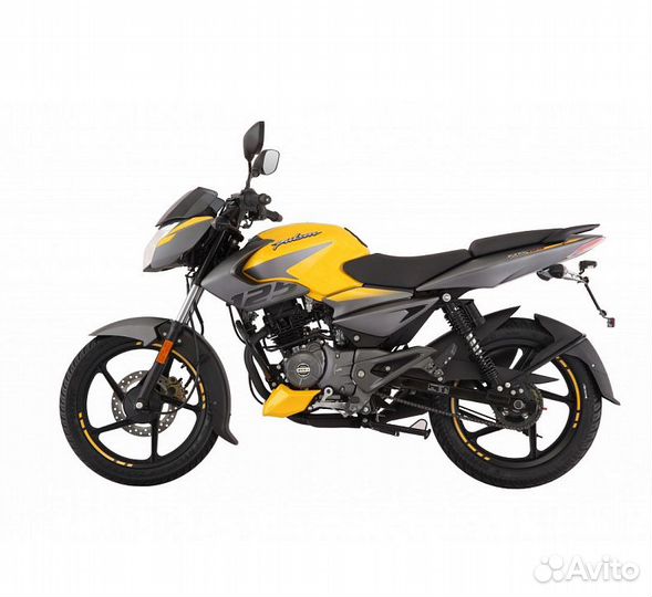 Мотоцикл bajaj pulsar NS 125, желтый