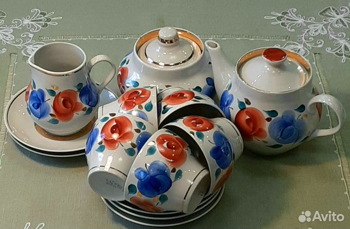 Сервиз чайный Барановка СССР винтаж