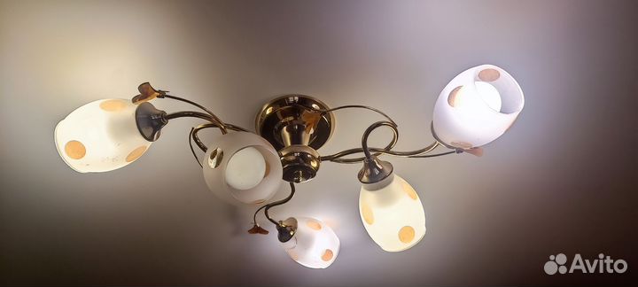 Люстра потолочная бу