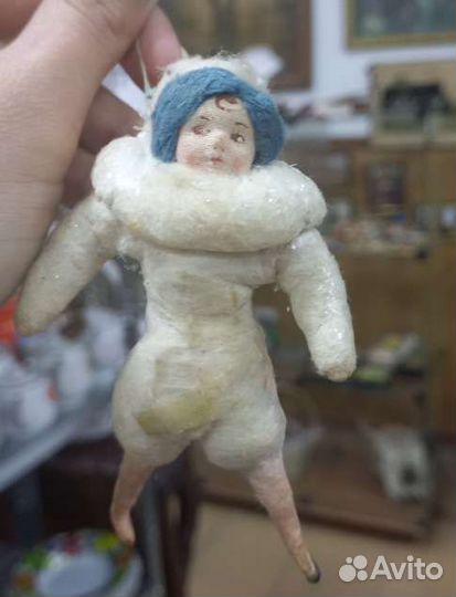 Елочная ватная игрушка СССР