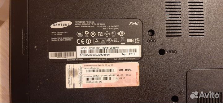 Samsung r540