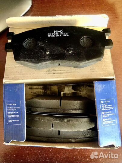 Тормозные колодки на hyudai, kia