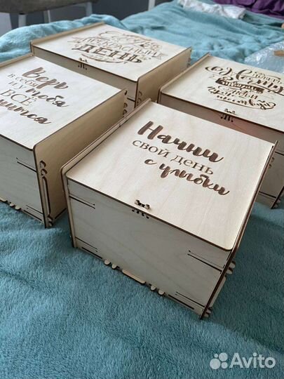 Подарочные коробки из дерева
