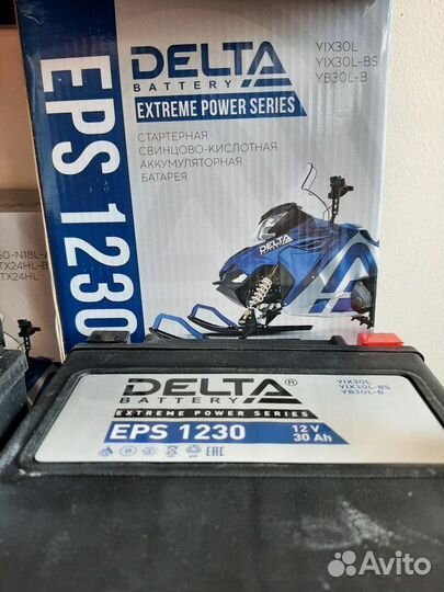 Мото Аккумулятор Delta EPS 12201 (12 B, 20 Ач)