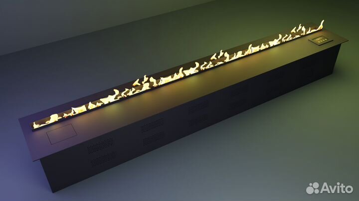 Паровой камин Vapor Black 1500мм