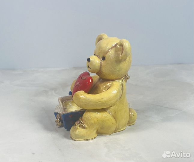 Статуэтка шкатулка мишка футляр для кольца