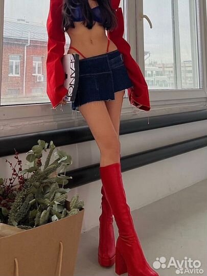 Сапоги ботфорты 37