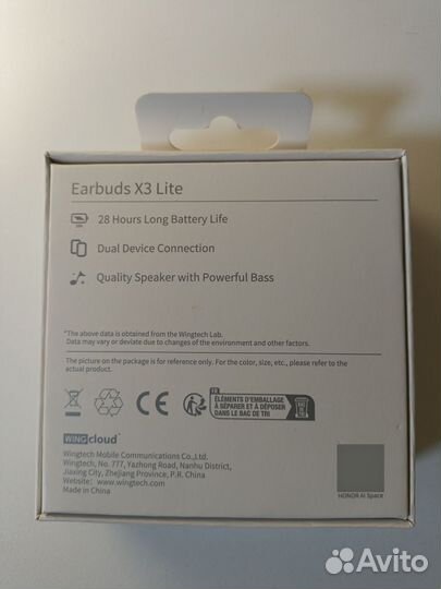 TWS Honor Choice Earbuds x3 lite