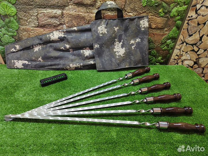 Набор шампуров в чехле